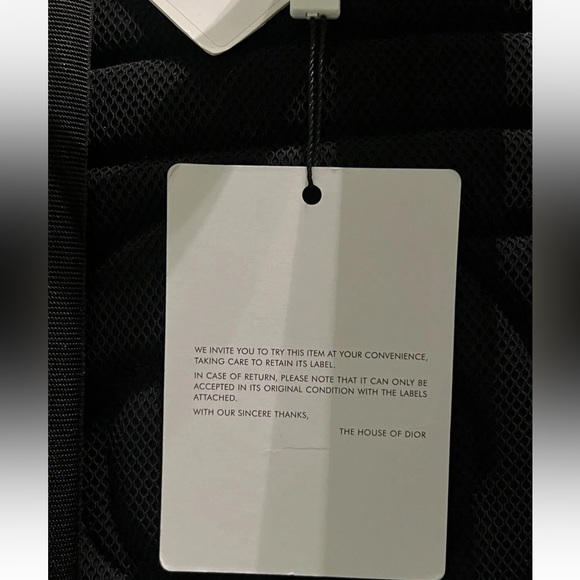 DIOR - Rider Backpack Black Oblique Jacquard - Men - Picture 4 of 8